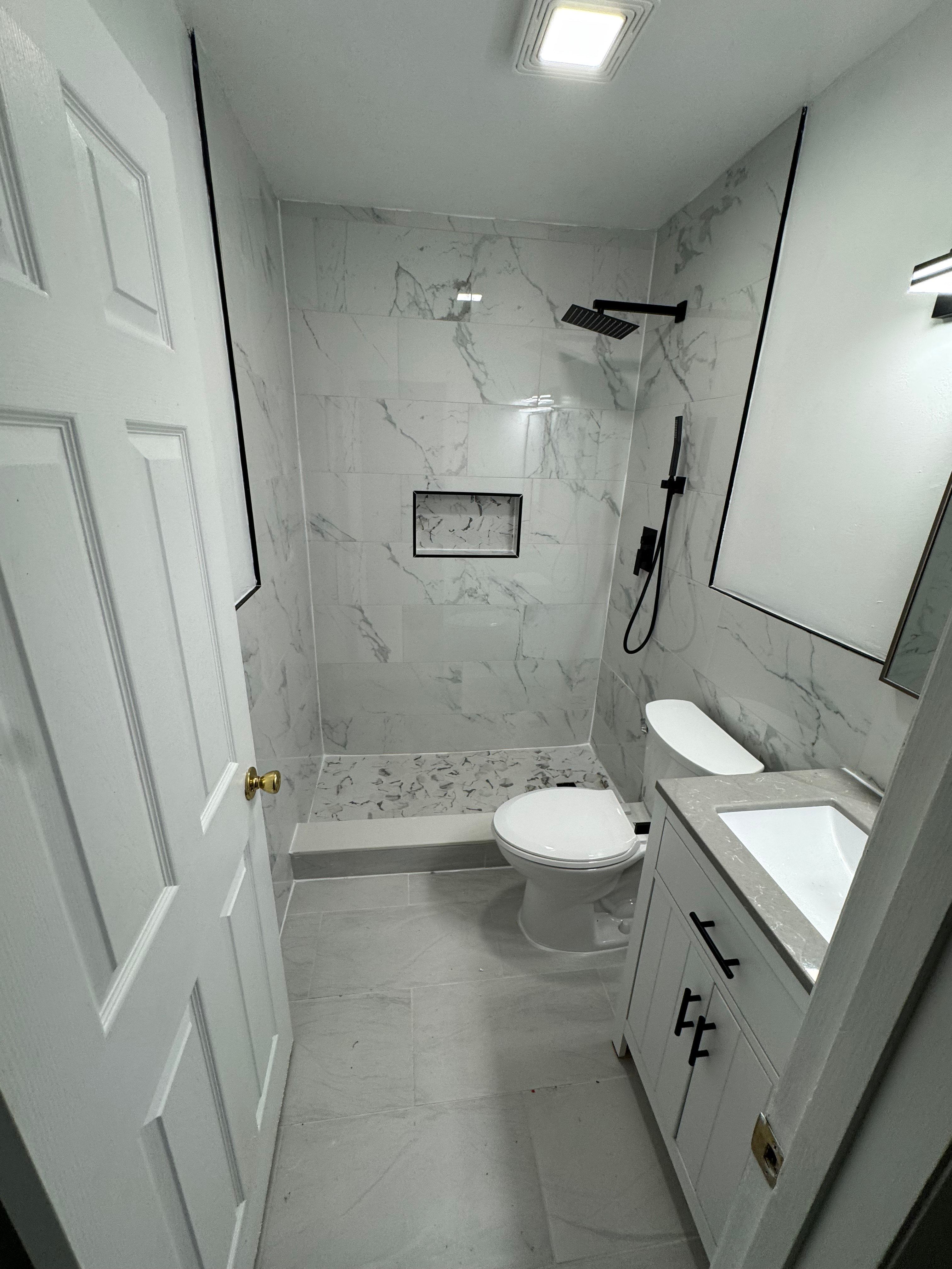 Bathroom basement remodel